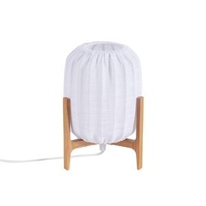 Watt & Veke Prisma Bordlampe Mini Mørk Eg/Hvid