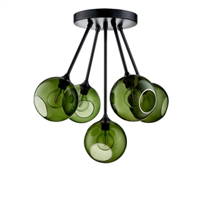 Design by Us Ballroom Molecule Loftlampe Army/Sort