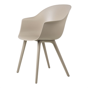 GUBI Bat Spisebordsstol Plastik Beige