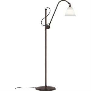 GUBI Bestlite BL3S Gulvlampe Sort Messing & Porcelæn