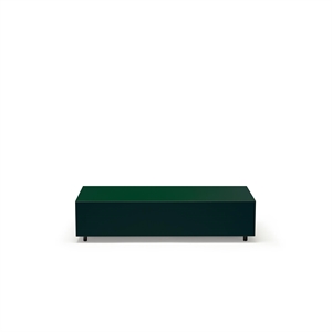 Established & Sons Bloc Sofabord Med Skuffe L120 Bright Bottle Green/Pine Green/Signal Green