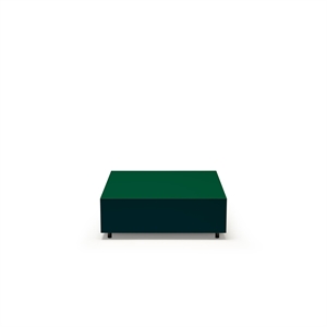 Established & Sons Bloc Sofabord Med Skuffe L85 Bright Bottle Green/Pine Green/Signal Green