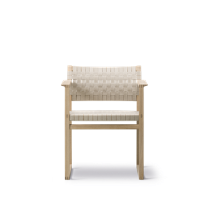 Fredericia Furniture BM62 Spisebordsstol med Armlæn Gjordeflet/Olieret Eg