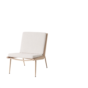 &Tradition Boomerang HM1 Lænestol Hvid Olieret Eg/Loop Cream