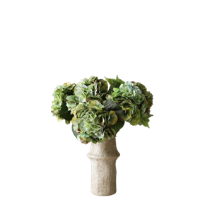 Botané Olive Hydrangea Buket Grøn