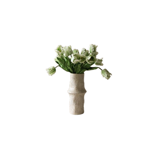 Botané Small Parrot Tulip Buket Hvid