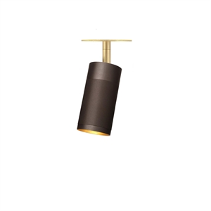 Thorup Copenhagen Patrone Recessed Loftlampe Bruneret Messing