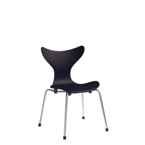 Fritz Hansen Lilje Børnestol Krom/890 Midnight Blue