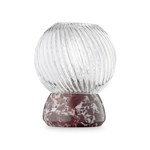 Design By Us Twist Of Marble Lysestage Burgundy/Klar