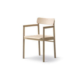 Fredericia Furniture Post Spisebordsstol med Armlæn Eg