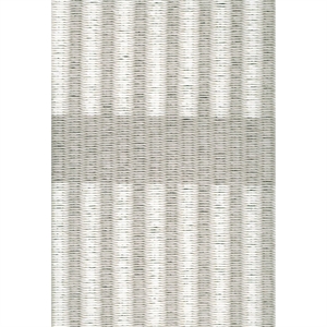 Woodnotes Cut Stripe Gulvtæppe 170x240 Papirgarn/Stone White