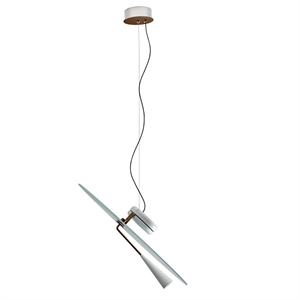 Stilnovo Bascula Pendel Hvid/Bronze