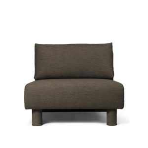 Ferm Living Dase Modul Sofa Center Soft Bouclé/Mørkebrun