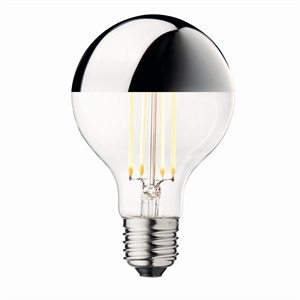 Design by Us Arbitrary Pære XL E27 LED 3,5W Sølv