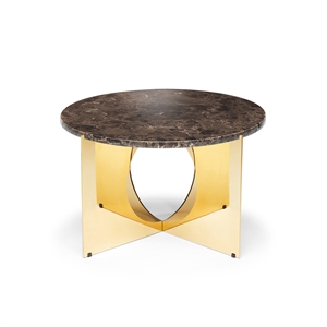 Design By Us This Is Art Sofabord Guld/Brun Marmor