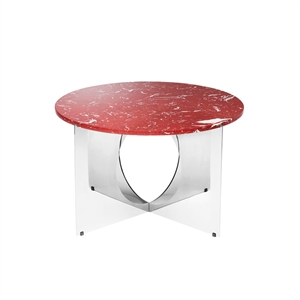 Design By Us This Is Art Sofabord Krom/Bordeaux 