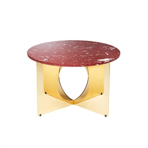 Design By Us This Is Art Sofabord Guld/Bordeaux