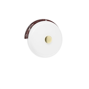 Design By Us Trip Væglampe Burgundy Marble/Glossy Opal