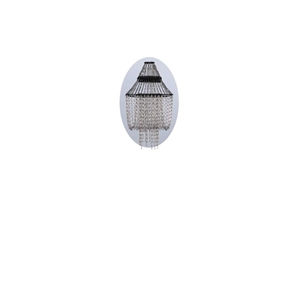 DCWédtions Lampe C Væglampe Rustfri Stål/Sort