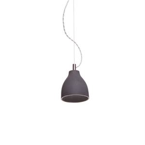 decode Heavy Light Pendel H3 Mørk Beton med Hvid Stofledning