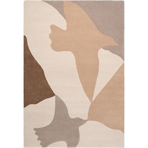 Decotique Bird Gulvtæppe 180x270 cm Beige
