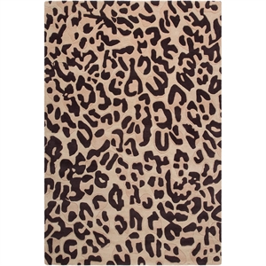 Decotique Leopard Gulvtæppe 300x400 cm Brun