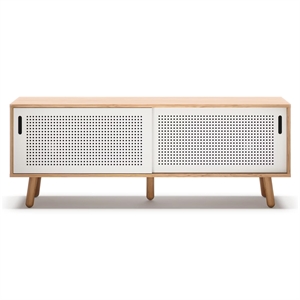 Department Ray TV Bænk 150 cm Eg/Hvid