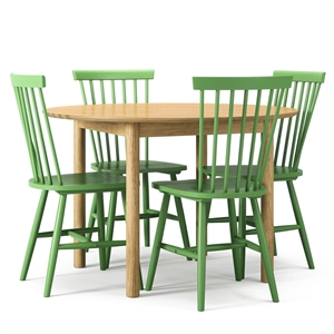 Department Wood Spisebordssæt Eg/Grøn