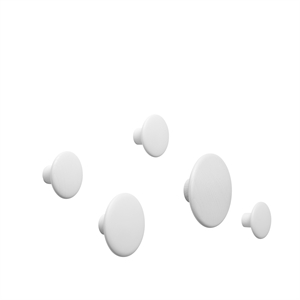 Muuto Dots Knager Træ Hvid 5 Stk.
