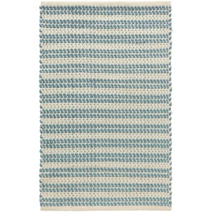 Decotique Dune Måtte 60x90 Dusty Blue/Off White