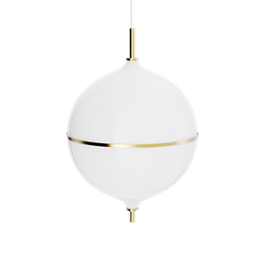 Rebello Decor Eternal Moonlight Pendel Stor Hvid Ledning