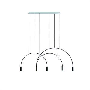 Estiluz Volta 5 Pendel 2700K Sort