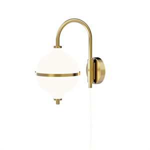 Rebello Decor Eternal Moonlight Væglampe Ø15 Hvid Ledning