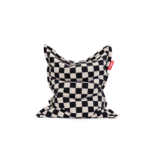 Fatboy Original Slim Teddy Sækkestol Chess Black Ecru