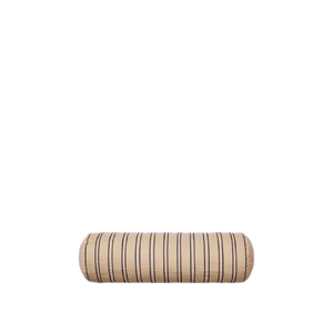 Ferm Living Twill Bolster Pude Cashmere/Sort