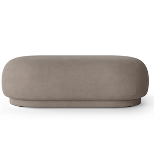 Ferm Living Rico Ottoman Brushed Varm Grå