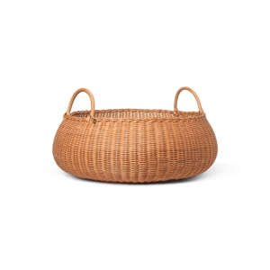 Ferm Living Flettet Kurv Lav Rattan