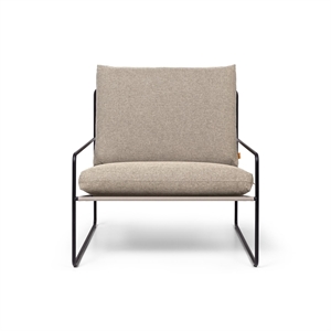 Ferm Living Desert 1-Seater Sofa Dark Sand/Sort