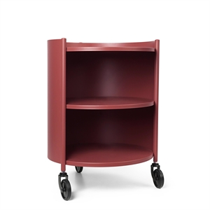 Ferm Living Eve Storage Rullebord Mahogany red