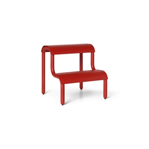 Ferm Living Up Step Skammel Poppy Red