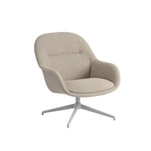 Muuto Fiber Lænestol Med Swivel Ericture 240/Grå