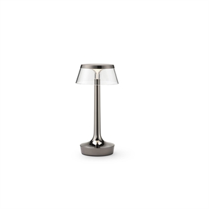 Flos Bon Jour Unplugged Transportabel Lampe Sort Krom