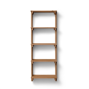 Form & Refine Beam Væghylde 5 Dyb Brun Fyrretræ