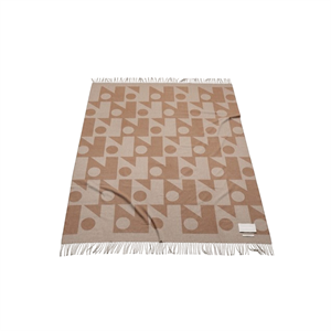 FORMARKIVET Repeat Logo Tæppe Lys Taupe/Karamel Brun