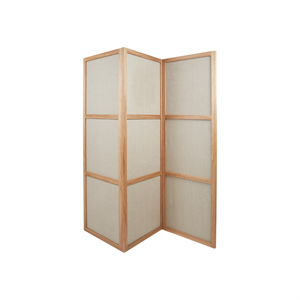 Frama Frame Three Panels Værelsesopdeler Natural Eg/Linned