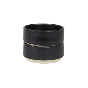 Frama Otto Ceramic Skål Sæt af 2 Medium Sort