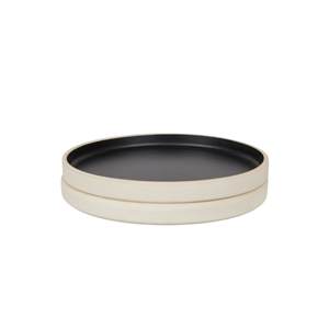 Frama Otto Ceramic Tallerken Sæt af 2 Lille Sort