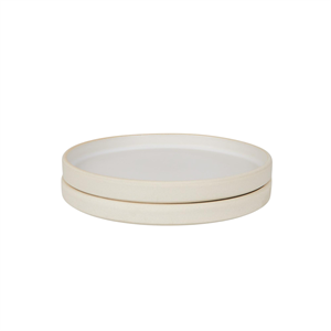 Frama Otto Ceramic Tallerken Sæt af 2 Lille Natural