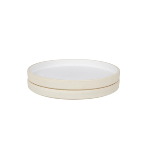Frama Otto Ceramic Tallerken Sæt af 2 Lille Hvid