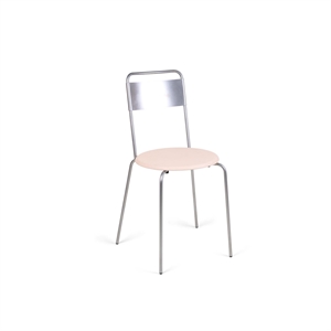 Frama Petit Rond Spisebordsstol Rustfri Stål/Læder